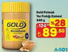 GOLD POLMAK YER FISTIĞI EZMESİ 340 G fiyat ve kampanya bilgisi
